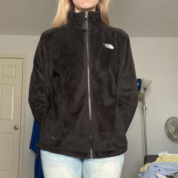 🏞 Black North Face Fleece Jacket - Picture 6 of 7